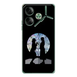 Чехлы Венсдей на Tecno Pova 7 Уэнсдей (AlphaPrint) (комната Уэнздей)
