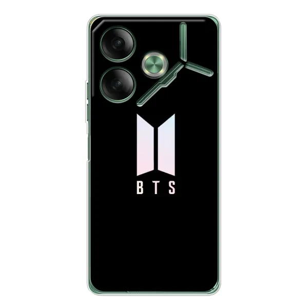 Чехол с принтом «Лого BTS» для TECNO Pova 7