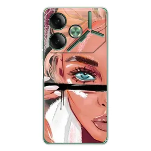 Чехол с печатью для Tecno Pova 7 - (Мода) (AlphaPrint)