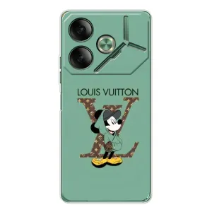Чохли Луі Вітон для Tecno Pova 7 (AlphaPrint - LOUIS VUITTON) (Міккі Маус LV)