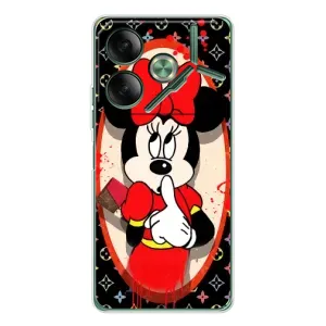 Чехол Disney Mouse Tecno Pova 7 (PREMIUMPrint) (Минни Маус ЛВ)