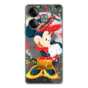 Чехол Disney Mouse Tecno Pova 7 (PREMIUMPrint) (Minni с бантиком)