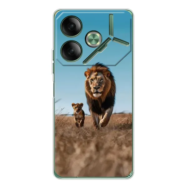 Чехол с принтом «Мусафа и Симба» для TECNO Pova 7