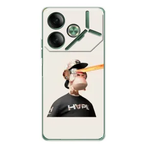 Чохли з Мавпами NFT для Tecno Pova 7 (AlphaPrint) (мавпа NFT в окулярах)