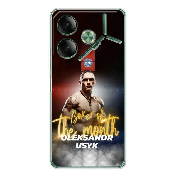 Чехол с принтом «Olexandr Usyk» для TECNO Pova 7 Чехол с принтом «Olexandr Usyk» для TECNO Pova 7