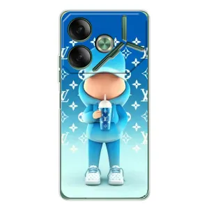 Круті Чохли Луі Віттон для Tecno Pova 7 (AlphaPrint) (Хлопець LV)