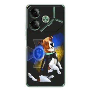 Чохли з картинкою собаки Патрон для Tecno Pova 7 (AlphaPrint) (Патрон собачка)