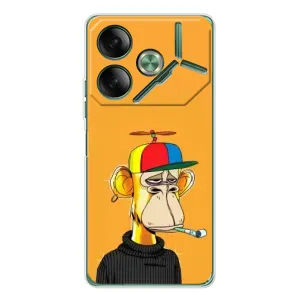 Чохли з Мавпами NFT для Tecno Pova 7 (AlphaPrint) (Нудна мавпа NFT)