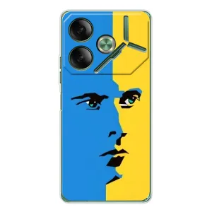 Украинские Чехлы для Tecno Pova 7 с картинкой УПА (AlphaPrint) (Степан Бандера)