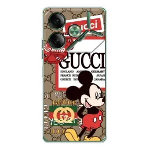 Чехол Disney Mouse Tecno Pova 7 (PREMIUMPrint) (Стильный Микки)