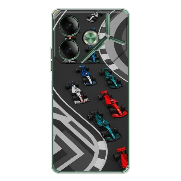 Чохол з принтом «Траса Ф1» для TECNO Pova 7