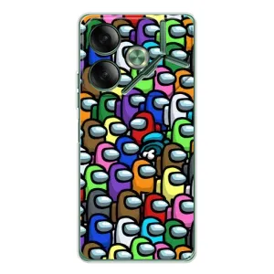 Чехол Амонг Ас для Tecno Pova 7 (AlphaPrint) (Убит)