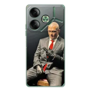 Чехол с принтом «Усик Hitman» для TECNO Pova 7