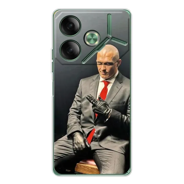 Чехол с принтом «Усик Hitman» для TECNO Pova 7 Чехол с принтом «Усик Hitman» для TECNO Pova 7