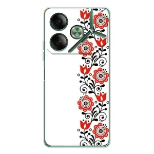 Чохол для Патріота України Tecno Pova 7 - (AlphaPrint) (Яскрава вишиванка)