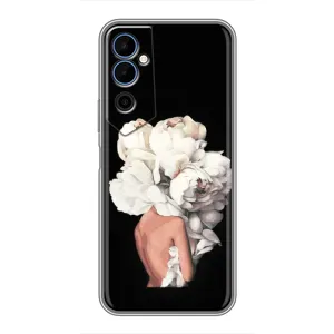 Чехлы (ART) Цветы на Tecno POVA Neo 2 (VPrint) (Білі квіти)
