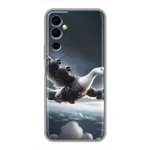 Чехол с мемом Тралалело тралала на Tecno POVA Neo 2 (Бомбардини гусини)
