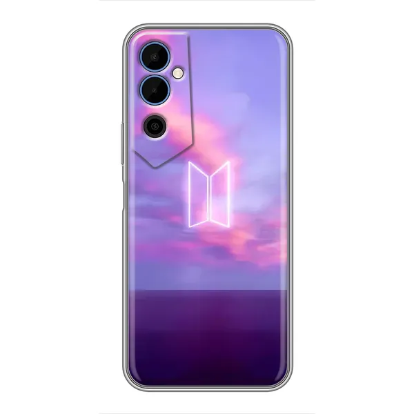 Чехол с принтом «BTS логотип» для TECNO POVA Neo 2 Чехол с принтом «BTS логотип» для TECNO POVA Neo 2