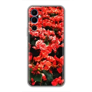 Чохли з квітами для Tecno POVA Neo 2 (VPrint) (Квіти червоні)