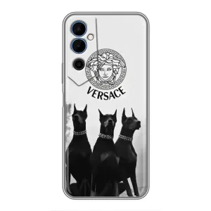 Чехлы VERSACE для Техно Пова Нео 2 (PREMIUMPrint) (Доберман Версаче)