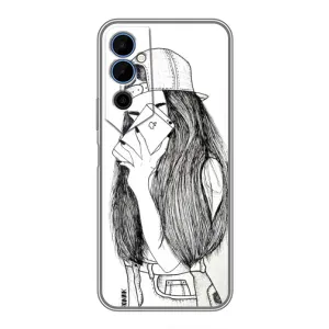 Чохол з друком для Tecno POVA Neo 2 - (Мода) (AlphaPrint) (Фото дівчини)