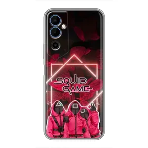 Чехол Гра в кальмара для Tecno POVA Neo 2 (Охранники Игра кальмара)