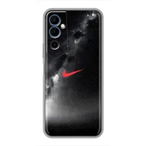 Чехол для Tecno POVA Neo 2 - с принтом Найк (AlphaPrint) (Найк красный)