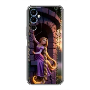 Чехол Рапунцель для Tecno POVA Neo 2 (Рапунцель на башне)