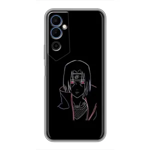 Чехлы на тему: Итачи Учиха для Tecno POVA Neo 2 (AlphaPrint) (силуэт Итачи)