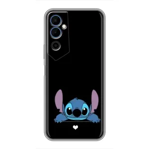 Чехол с принтом Стич на TECNO POVA Neo 2 (Стич на черном)