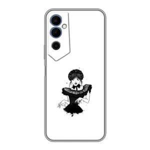 Чехлы Венсдей на Tecno POVA Neo 2 Уэнсдей (AlphaPrint) (танец Уэнздей)
