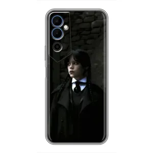 Чехол с дизайном Венздей 2 на Tecno POVA Neo 2 (Темный стиль Уэнздей)