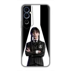 Чехлы Венсдей на Tecno POVA Neo 2 Уэнсдей (AlphaPrint) (W-Wednesday)