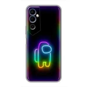 Чохли Амонг Ас для Tecno POVA Neo 2 (AlphaPrint) (Яскравий скін)