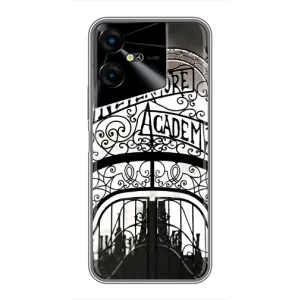 Чохол з дизайном Венздей 2 на Tecno POVA Neo 3 (Ворота Академії Невермор)