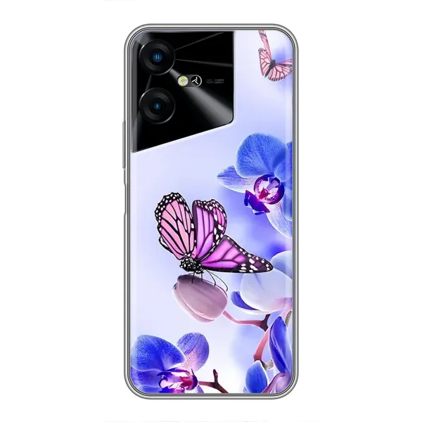 Чехол с принтом «Бабочка на цветочке» для TECNO POVA Neo 3 Чехол с принтом «Бабочка на цветочке» для TECNO POVA Neo 3