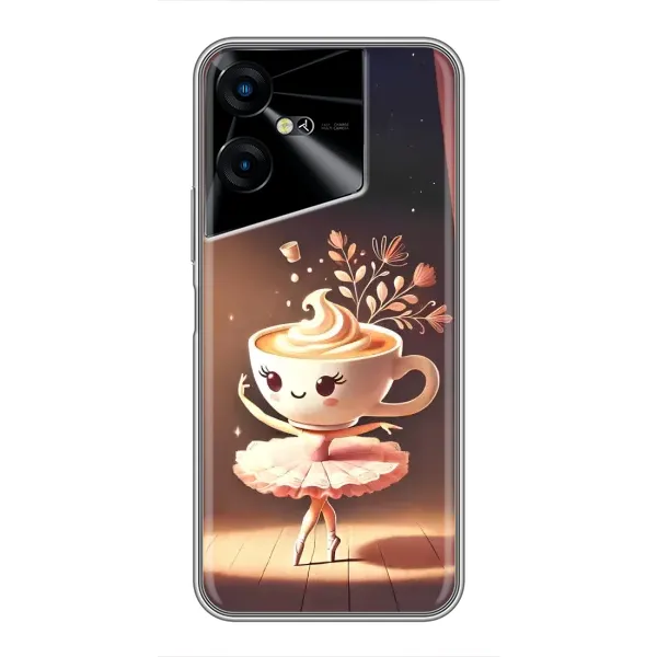 Чехол с принтом «Балерина капучина» для TECNO POVA Neo 3 Чехол с принтом «Балерина капучина» для TECNO POVA Neo 3