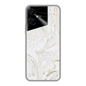 Мраморний чехол на Tecno POVA Neo 3 (VPrint) (Білий мрамор)