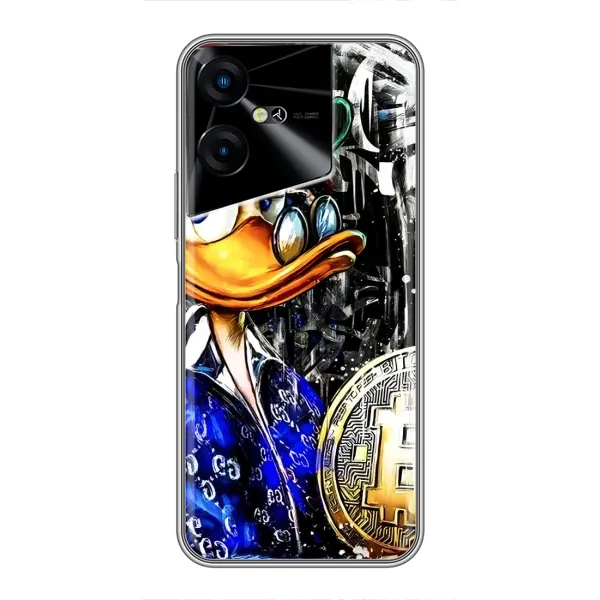 Чохол з принтом «Біткойн Скрудж» для TECNO POVA Neo 3