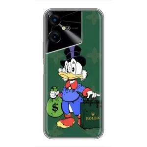 Чехли для Tecno POVA Neo 3 - Скрудж МакДак Louis Vuitton (PREMIUMPrint) (Богата Утка)