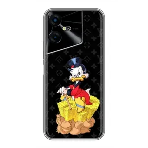 Чехли для Tecno POVA Neo 3 - Скрудж МакДак Louis Vuitton (PREMIUMPrint) (Богатство Макдака)