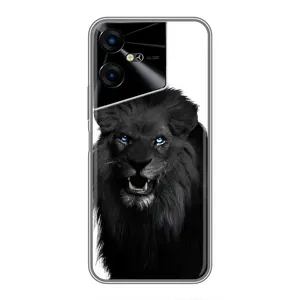 Чохли з картинкою животних Tecno POVA Neo 3 (Чорний ЛЕВ)