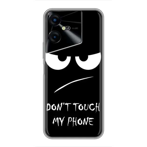 Чехол с принтом «Dont Touch» для TECNO POVA Neo 3 Чехол с принтом «Dont Touch» для TECNO POVA Neo 3