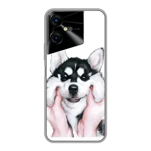 Чохли з собаками для Tecno POVA Neo 3 (VPrint) (Радісний Хаскі)