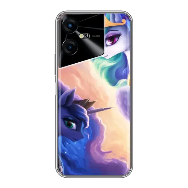 Чехол с принтом «Единорожки» для TECNO POVA Neo 3