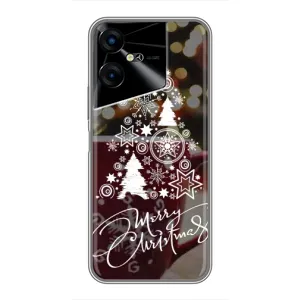 Різдвяні Чохли для Tecno POVA Neo 3 (VPrint) (Ялинка яскрава)