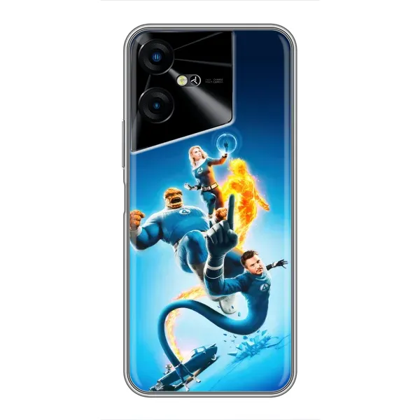 Чехол с принтом «Герои Фантастическая Четверка» для TECNO POVA Neo 3 Чехол с принтом «Герои Фантастическая Четверка» для TECNO POVA Neo 3