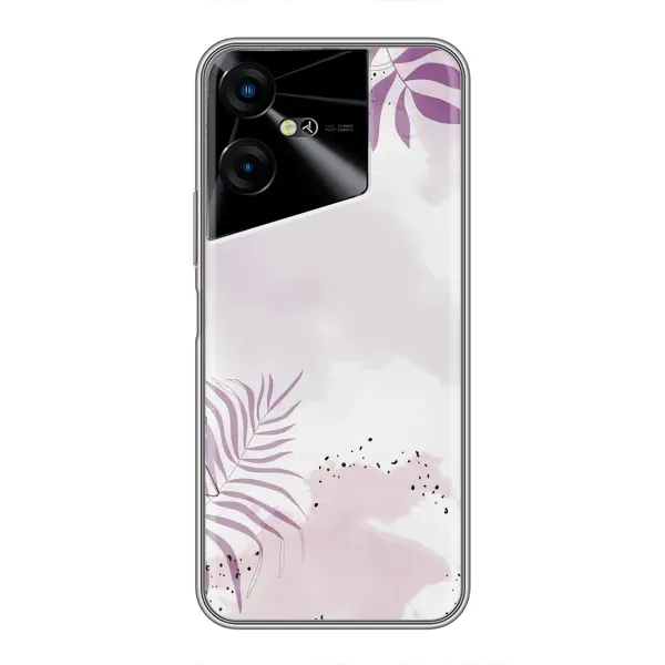 Чехол с принтом «Фиолетовые листья» для TECNO POVA Neo 3 Чехол с принтом «Фиолетовые листья» для TECNO POVA Neo 3