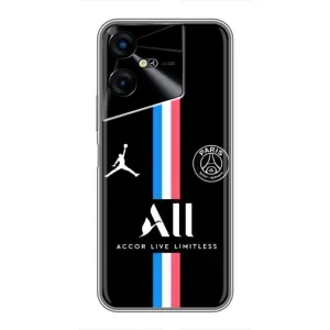 Чохли PSG для Tecno POVA Neo 3 (AlphaPrint) (футболка ПСЖ)