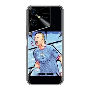 Чехлы с футболистом Ерлинг Холанд для Tecno POVA Neo 3 (AlphaPrint) (гол Эрлинг Холланд)